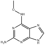 2-amino-N(6)-methoxyadenine Structure