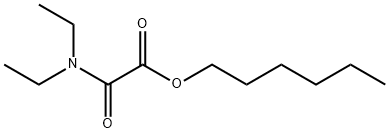 hexyl diethylcarbamoylformate Structure