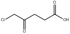 5-chloro-4-oxopentanoic acid 化学構造式