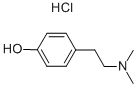 Hordenine hydrochloride Structure