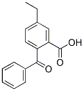 2-benzoyl-5-ethyl-benzoic acid Structure