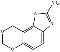 9H-[1,3]Dioxino[4,5-g]benzothiazol-2-amine(9CI) Structure