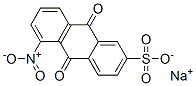 sodium 9,10-dihydro-5-nitro-9,10-dioxoanthracene-2-sulphonate 结构式