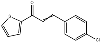 1-(2-THIENYL)-3-(4-CHLOROPHENYL)-2-PROPEN-1-ONE Structure