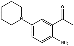 1-(2-AMINO-5-PIPERIDINOPHENYL)-1-ETHANONE Structure