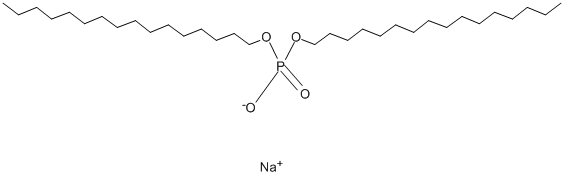 DICETYL PHOSPHATE, SODIUM SALT,60285-46-3,结构式