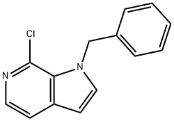 1-苄基-7-氯-1氢-吡咯[2,3-C]并吡啶, 60290-06-4, 结构式