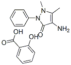 サリチル酸アミノピリン 化学構造式
