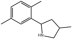 Pyrrolidine, 2-(2,5-dimethylphenyl)-4-methyl- (9CI),603068-18-4,结构式