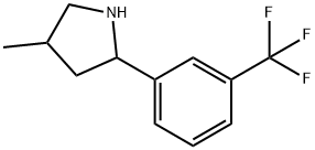 Pyrrolidine, 4-methyl-2-[3-(trifluoromethyl)phenyl]- (9CI) Structure