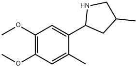 Pyrrolidine, 2-(4,5-dimethoxy-2-methylphenyl)-4-methyl- (9CI) Structure