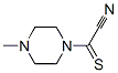 Piperazine, 1-(cyanothioxomethyl)-4-methyl- (9CI) Structure