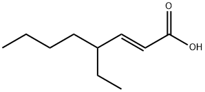 (E)-4-乙基-2-辛烯酸, 60308-76-1, 结构式