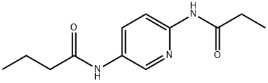 Butanamide, N-[6-[(1-oxopropyl)amino]-3-pyridinyl]- (9CI),603083-59-6,结构式