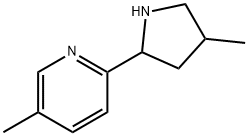 Pyridine, 5-methyl-2-(4-methyl-2-pyrrolidinyl)- (9CI),603089-92-5,结构式