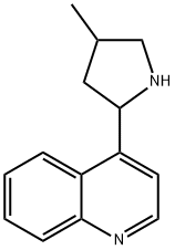 Quinoline, 4-(4-methyl-2-pyrrolidinyl)- (9CI) Structure