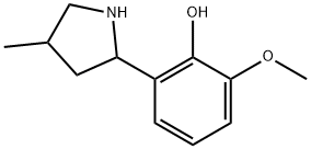 Phenol, 2-methoxy-6-(4-methyl-2-pyrrolidinyl)- (9CI) Structure