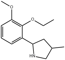 Pyrrolidine, 2-(2-ethoxy-3-methoxyphenyl)-4-methyl- (9CI),603090-11-5,结构式