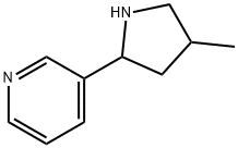 Pyridine, 3-(4-methyl-2-pyrrolidinyl)- (9CI) Structure