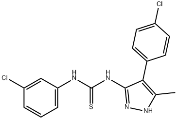 603098-15-3 Thiourea, N-(3-chlorophenyl)-N-[4-(4-chlorophenyl)-5-methyl-1H-pyrazol-3-yl]- (9CI)