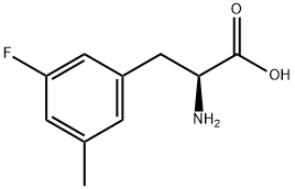 3-氟-5-甲基-DL-苯丙氨酸,603106-28-1,结构式