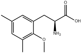 DL-2-Methoxy-3,5-dimethylphenylalanine 化学構造式