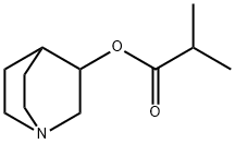 Propanoic acid, 2-methyl-, 1-azabicyclo[2.2.2]oct-3-yl ester (9CI) Structure
