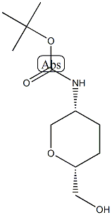 tert-butyl (cis)-6-(hydroxymethyl)-tetrahydro-2H-pyran-3-ylcarbamate