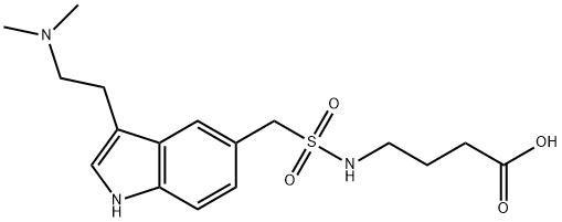 Γ-氨基丁酸阿莫曲普坦, 603137-41-3, 结构式