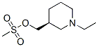 3-Piperidinemethanol,1-ethyl-,methanesulfonate(ester),(3S)-(9CI),603150-64-7,结构式