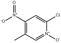 2-氯-5-甲基-4-硝基吡啶-N-氧化物, 60323-96-8, 结构式