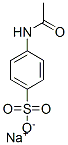 sodium N-acetylsulphanilate  Struktur