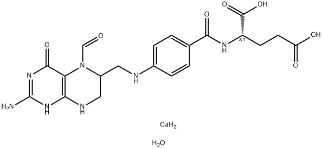 Folinic Acid Calcium Salt Structure