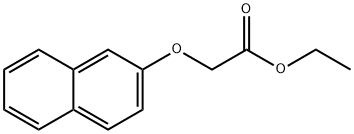 (2-naphthyloxy)acetic acid ethyl ester Structure