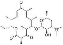 12-デオキシピクロマイシン 化学構造式