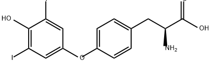 O-(4-hydroxy-3,5-diiodophenyl)-DL-tyrosine,60363-25-9,结构式