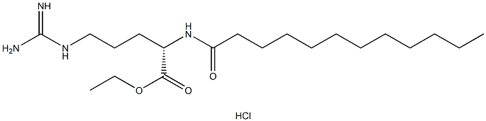 月桂酰精氨酸乙酯盐酸盐, 60372-77-2, 结构式