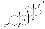 3-BETA,17-BETA-DIHYDROXYETIOCHOLANE Struktur
