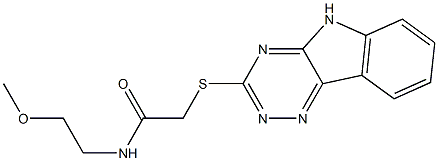 603945-97-7 Acetamide, N-(2-methoxyethyl)-2-(2H-1,2,4-triazino[5,6-b]indol-3-ylthio)- (9CI)