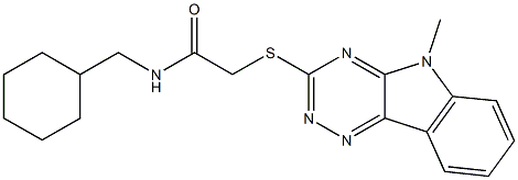 603946-13-0 Acetamide, N-(cyclohexylmethyl)-2-[(5-methyl-5H-1,2,4-triazino[5,6-b]indol-3-yl)thio]- (9CI)