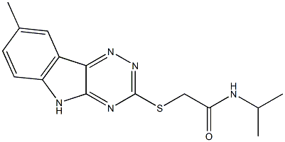 603946-33-4 Acetamide, N-(1-methylethyl)-2-[(8-methyl-2H-1,2,4-triazino[5,6-b]indol-3-yl)thio]- (9CI)