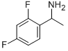 1-(2,4-ジフルオロフェニル)エタンアミン 化学構造式