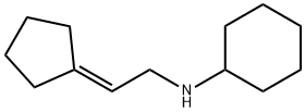 Cyclohexanamine, N-(2-cyclopentylideneethyl)- (9CI) 结构式