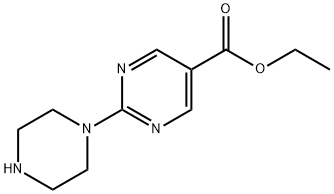 Ethyl 2-(piperazin-1-yl)pyrimidine-5-carboxylate Structure