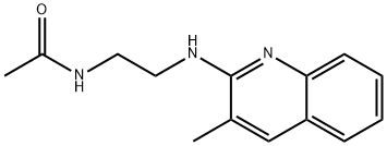 Acetamide, N-[2-[(3-methyl-2-quinolinyl)amino]ethyl]- (9CI) Structure
