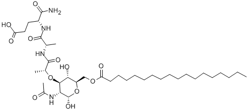 N-ACETYLMURAMYL-L-ALANYL-D-ISOGLUTAMINE-6-O-STEAROYL