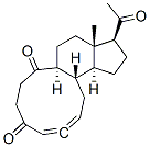 (4R)-5,10-seco-19-norpregna-4,5-diene-3,10,20-trione 化学構造式