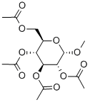 METHYL-2,3,4,6-TETRA-O-ACETYL-ALPHA-D-GLUCOPYRANOSIDE Structure