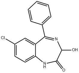 OXAZEPAM Structure