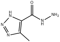 1H-1,2,3-Triazole-4-carboxylicacid,5-methyl-,hydrazide(9CI) Structure